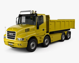 Iveco Strator Tipper Truck 2016 3D model
