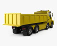 Iveco Strator Tipper Truck 2016 3d model back view