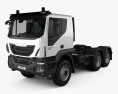 Iveco Trakker Camión Tractor 3 ejes 2016 Modelo 3D