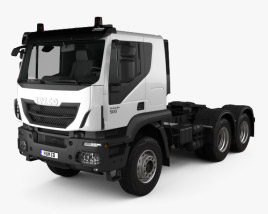 Iveco Trakker Tractor Truck 3-axle 2016 3D model