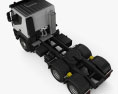 Iveco Trakker Sattelzugmaschine 3-Achser 2016 3D-Modell Draufsicht