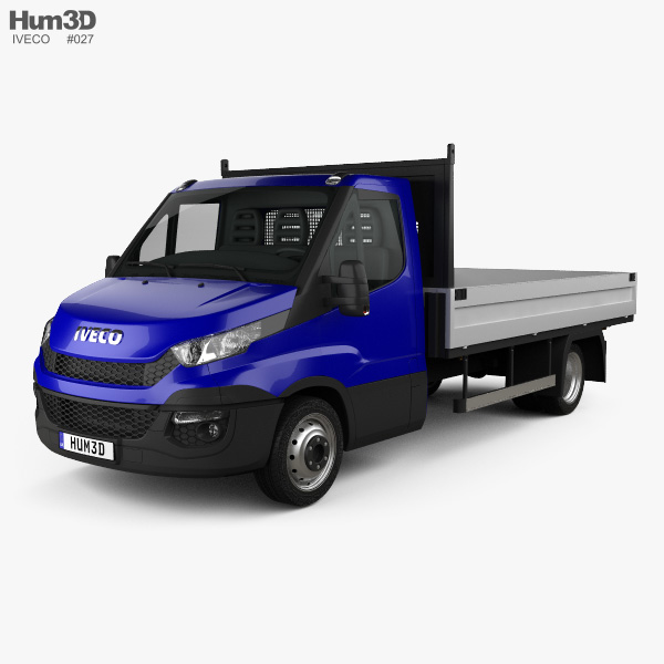 Iveco Daily Dropside 2017 3D model