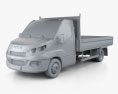 Iveco Daily Dropside 2017 3Dモデル clay render