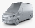 Iveco Daily Minibus 2014 3d model clay render
