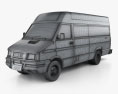 Iveco Daily Panel Van 1996 3d model wire render