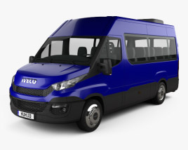 3D model of Iveco Daily Passenger Van 2017