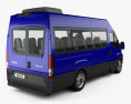 Iveco Daily Passenger Van 2014 3d model back view
