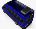 Iveco Daily Passenger Van 2014 3d model top view