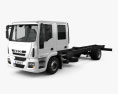 Iveco EuroCargo 더블캡 섀시 트럭 2016 3D 모델 