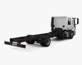 Iveco EuroCargo 双人驾驶室 底盘驾驶室卡车 2016 3D模型 后视图