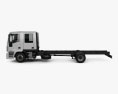 Iveco EuroCargo Double Cab Chassis Truck 2016 3d model side view