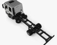 Iveco EuroCargo 双人驾驶室 底盘驾驶室卡车 2016 3D模型 顶视图