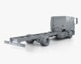 Iveco EuroCargo Подвійна кабіна Вантажівка шасі 2016 3D модель