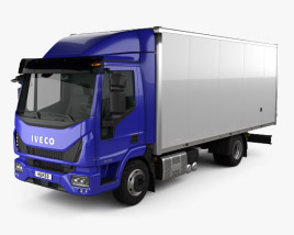 Iveco EuroCargo 75-210 Box Truck 2015 3D model