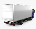 Iveco EuroCargo 75-210 Box Truck 2018 Modello 3D vista posteriore