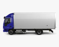 Iveco EuroCargo 75-210 Box Truck 2018 Modello 3D vista laterale