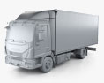 Iveco EuroCargo 75-210 с закрытым кузовом 2018 3D модель clay render