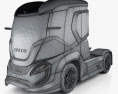 Iveco Z Truck 2016 3D 모델  wire render