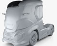 Iveco Z Truck 2016 3D模型 clay render