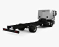 Iveco EuroCargo Chassis Truck (140E-E25) with HQ interior 2016 3d model back view