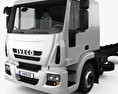 Iveco EuroCargo Вантажівка шасі (140E-E25) з детальним інтер'єром 2016 3D модель