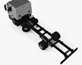 Iveco EuroCargo Chassis Truck (140E-E25) with HQ interior 2016 3d model top view