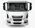 Iveco EuroCargo シャシートラック (140E-E25) HQインテリアと 2016 3Dモデル front view