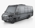 Iveco Daily VSN-700 bus 2018 3d model wire render