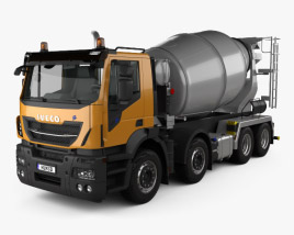 Iveco Stralis X-WAY Mixer Truck 2017 3D model