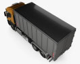 Iveco Stralis X-WAY Hook Lifter Truck 2022 3D模型 顶视图