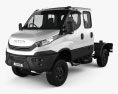 Iveco Daily 4x4 Dual Cab Chassis 2020 Modello 3D