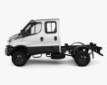 Iveco Daily 4x4 Dual Cab Chassis 2020 3D 모델  side view