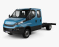 Iveco Daily Dual Cab Chassis 2020 3D модель