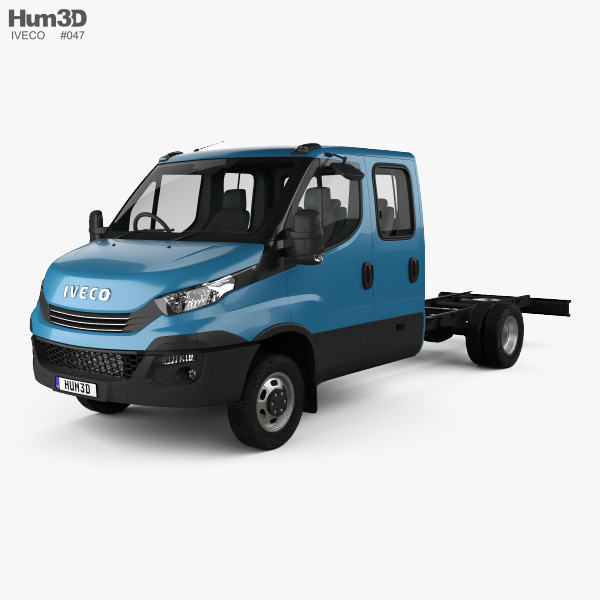 Iveco Daily Dual Cab Chassis 2020 3D model