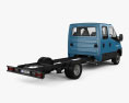 Iveco Daily Dual Cab Chassis 2020 3Dモデル 後ろ姿