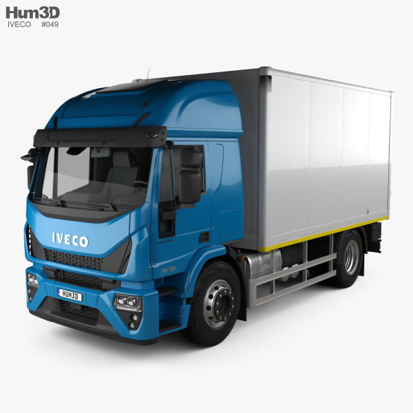 Iveco EuroCargo Box Truck 2022 3D model