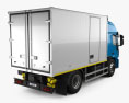 Iveco EuroCargo 箱式卡车 2022 3D模型 后视图