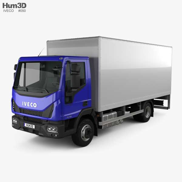 Iveco EuroCargo Box Truck 2018 3D model