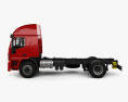Iveco EuroCargo Chassis Truck 2-axle with HQ interior 2016 3d model side view