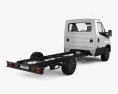 Iveco Daily シングルキャブ Chassis 2024 3Dモデル 後ろ姿