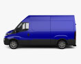 Iveco Daily Panel Van with HQ interior 2017 3d model side view