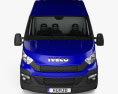 Iveco Daily Panel Van with HQ interior 2017 3D 모델  front view