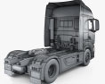 Iveco S-Way Tractor Truck with HQ interior 2022 3d model