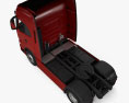 Iveco S-Way Camion Trattore con interni 2022 Modello 3D vista dall'alto