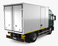 Iveco EuroCargo 箱型トラック 2023 3Dモデル 後ろ姿