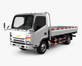 3D model of JAC N721 Flatbed Truck 2016
