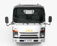 JAC N721 Flatbed Truck 2016 3d model front view
