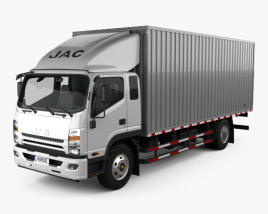 3D model of JAC Shuailing W Box Truck 2016