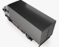 JAC Shuailing W 箱型トラック 2016 3Dモデル top view