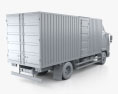 JAC Shuailing W 箱型トラック 2016 3Dモデル